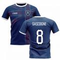 Airo Sportswear 2023-2024 Glasgow Home Concept Football Shirt (GASCOIGNE 8) Blue XL 46-48 inch Chest (112-124cm)