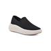 Women's Dyno Sneaker by White Mountain in Black Fabric (Size 9 M)