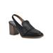 Women's Vocality Slingback by White Mountain in Black Smooth (Size 7 M)