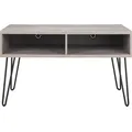 Owen Retro Tv-Stand In Distressed Grey Oak