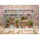 Buttercup Farm Harlow 5 Feet Lean To Mini Greenhouse - Aluminum/glass - L151 X W53 X H95 Cm - Antique Ivory