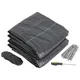 Harbour Housewares 110Gsm Weed Control Membrane Set With Pegs & Plates - 4M X 10M