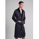 LILYSILK Silk Dressing Gowns UK For Men Navy Blue Xs 100-Percent Pure