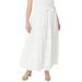 Plus Size Women's Knit Skirt by Roaman's in White (Size 30/32)