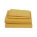 Solid Cotton Percale Sheet Set by Brooklyn Loom in Mustard (Size TWINXL)