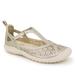 Women's Daffodil Slip On Mary Jane by JBU in Cream Shimmer (Size 11 M)