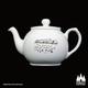 RS: Warrington Wolves - MatchDay@HalliwellJones - Rugby Stadium - Illustrated - Tribute - Fine Bone China - Sandringham Tea Pot