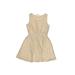 Jenna & Jessie Dress: Tan Skirts & Dresses - Kids Girl's Size 8