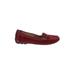 Marc Joseph New York Flats: Burgundy Solid Shoes - Women's Size 8 1/2 - Almond Toe