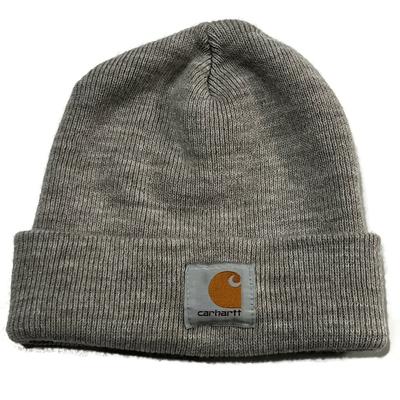 Carhartt Accessories | Carhartt Knit Cuffed Beanie Hat Light Gray A18 Watch Classic Canada Made | Color: Gray | Size: Os