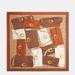 Coach Accessories | Coach Tabby Bag Print Silk Square Scarf | Color: Brown/Orange | Size: Os