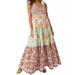 Free People Dresses | Free People Bluebell Mixed Print Cotton Maxi Dress | Color: Blue | Size: Various