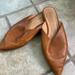 Madewell Shoes | Madewell Brown Leather Slip-On Shoes | Color: Brown | Size: 9.5