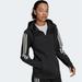 Adidas Tops | Adidas Aeroready Made For Training Hoodie Jacket Black Women's Sz Xs | Color: Black/White | Size: Xs