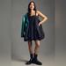 Anthropologie Dresses | Anthropologie Bloni Square-Neck Taffeta Bubble Hem Mini Dress Black Size Xl New | Color: Black | Size: Xl