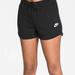 Nike Shorts | Euc Nike Essentials Black Athletic Short Shorts Size Large | Color: Black/White | Size: L