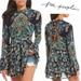 Free People Dresses | Free People Lady Luck Blue Mini Dress Tunic Women's Size Medium | Color: Blue/Green | Size: M