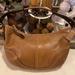 Coach Bags | Coach 9541 Genuine Tan Leather Mini Hobo Purse With Adjustable Straps | Color: Silver/Tan | Size: Os