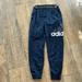 Adidas Pants | Adidas Men's Essentials Single Jersey Tapered Badge Of Sport Pants Blue | Color: Blue | Size: S