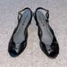 American Eagle Outfitters Shoes | American Eagle Black Open Toe Slingback Heels | Color: Black | Size: 8