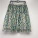 Disney Skirts | Disney Cinderella Lc Lauren Conrad Collection Floral Watercolor Tulle Skirt M | Color: Green | Size: M