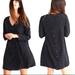 Madewell Dresses | Madewell Silk Star Print Button-Back Dress | Color: Black/White | Size: Xs