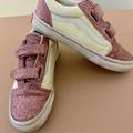 Vans Shoes | Girls Van Sparkly Sneakers | Color: Pink/Yellow | Size: 2.5g