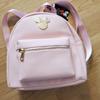 Disney Bags | Disney Minnie Mouse Mini Backpack Light Pink New Gold Mickey | Color: Gold/Pink | Size: Os