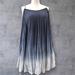 Free People Dresses | Free People Tie Dye Tunic Mini Dress Womens Medium Draped Pleated Shapeless Tank | Color: Blue | Size: M