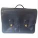 Coach Bags | Coach Vintage 2000s Black Leather Prescott 00532 Briefcase Laptop Messenger Bag | Color: Black | Size: 16" X 13" X 7"