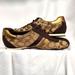 Coach Shoes | Coach Katelyn Gold Signature Sneaker Size 9.5 | Color: Brown/Gold | Size: 9.5