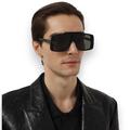 Gucci Accessories | Authentic Gucci Grey Shield Unisex Sunglasses Gg1369s 001 | Color: Black | Size: Os