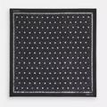 Coach Accessories | Coach Signature Twinkle Star Print Silk Square Scarf | Color: Black/Silver | Size: Os