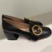 Gucci Shoes | Gucci Heeled Loafers | Color: Black | Size: 7