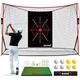Bltend Golf Net - 10x7ft Golf Practice Nets for Backyard Driving - Heavy Duty Golf Hitting Net with Tri-Turf Golf Mat - Personal Golf Training Equipment for Indoor Outdoor Use- Gifts for Men/Golfers