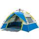 Lixada Camping Tent Automatic 2-3/3-4 Person Instant Tent 4 Seasons Waterproof & Windproof with Removable Outer Tarpaulin