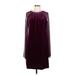 R&M Richards Casual Dress: Burgundy Dresses - Women's Size 12