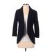 Banana Republic Factory Store Blazer Jacket: Short Black Print Jackets & Outerwear - Women's Size 4