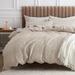 Cotton Waffle Weave Duvet Cover Set, Soft and Breathable Duvet Cover Set