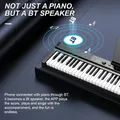 Piano à clavier pliant 88 touches grande taille orgue électronique pliable haut-parleurs stéréo