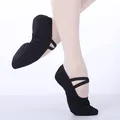 Chaussures de ballet en toile pour filles pantoufles de danse à semelle souple chaussures de