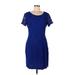 41Hawthorn Casual Dress - Sheath: Blue Dresses - Women's Size Large