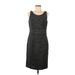 Hobbs London Casual Dress - Sheath Scoop Neck Sleeveless: Gray Dresses - Women's Size 12