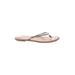 Ann Taylor LOFT Sandals: Silver Shoes - Women's Size 7 - Open Toe