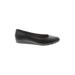 Me Too Flats: Ballet Wedge Casual Black Solid Shoes - Women's Size 6 - Round Toe