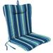 Breakwater Bay 21" x 38" Outdoor Chair Cushion w/ Ties & Loop Polyester | Wayfair 593CDA525DA141F78211AED4DAF656C5