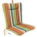 Breakwater Bay 21" x 38" Outdoor Chair Cushion w/ Ties & Loop Polyester | Wayfair 02278D607D11424593947DBDB2A312AE