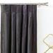 Eastern Accents Priscilla Polyester Room Darkening Left Leading Edge Curtain Panel Polyester in Gray | 120 H x 20 W in | Wayfair 7TS-CLD-490