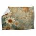VisionBedding Daisy Fleece Throw Blanket - Floral Warm Soft Blankets - Throws for Sofa, Bed, & Chairs Fleece/Microfiber/Fleece | Wayfair
