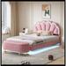 Wrought Studio™ Jonnetta 2 Piece Bedroom Set Metal in Pink | 44.9 H x 57.7 W x 79.1 D in | Wayfair B58F62E897FB4653B25666DB74BA9EF0